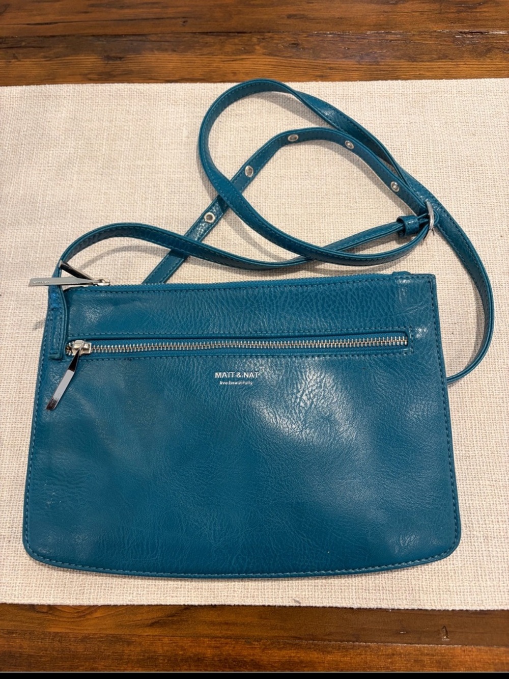 Matt & Nat Teal Crossbody Bag